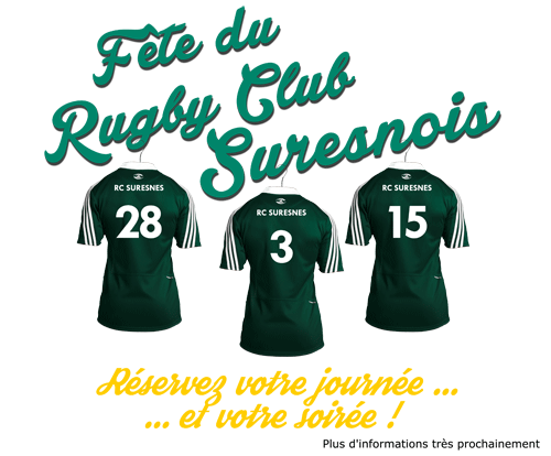 Fête du Rugby Club Suresnois le 28 Mars 2015 au stade Jean Moulin