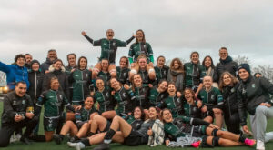 Photo de l'équipe de rugby féminin du RC Suresnes, catégorie Seniors